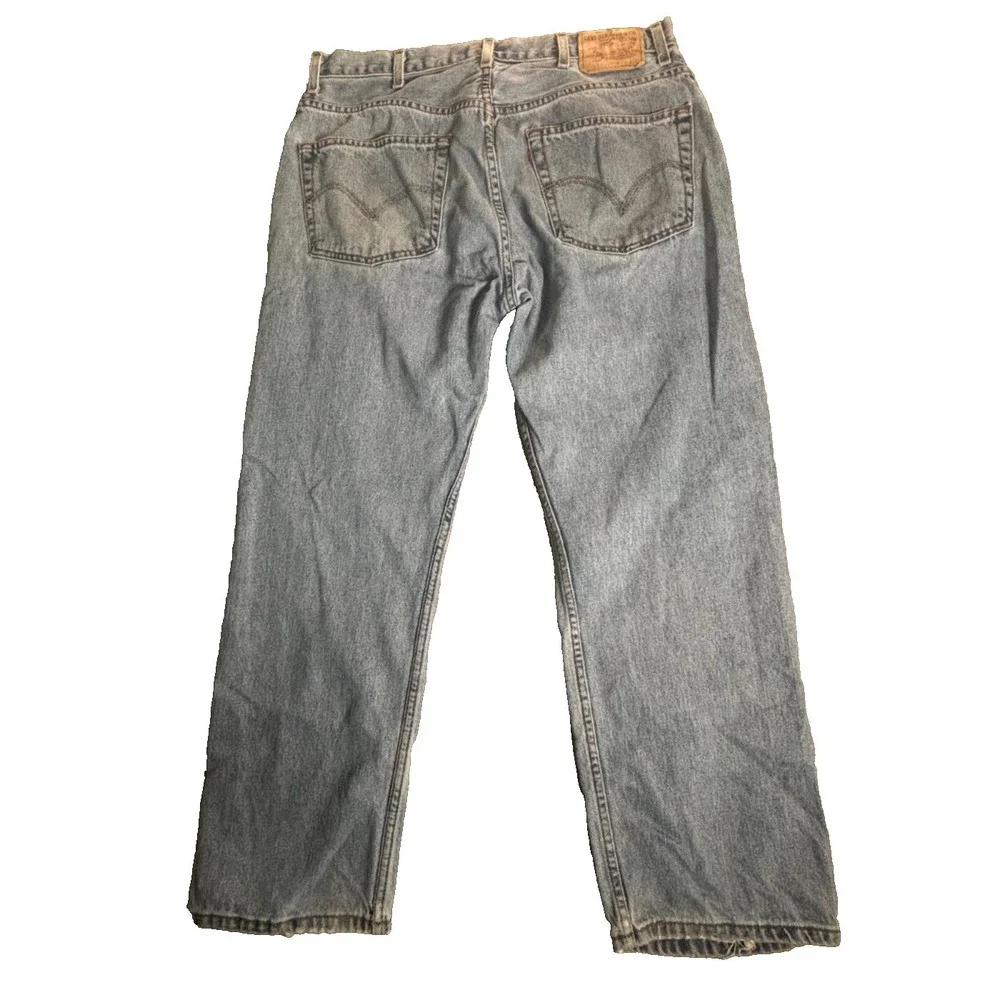 vtg Levi's 505 Jeans Men 38X30 Blue 5-Pockets Medium‎ Wash Zip Fly Straight Leg